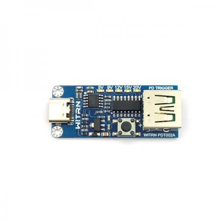 디바이스마트,전원/파워/배터리 > DC-DC 컨버터 모듈 > 트러거 모듈,SMG,퀵차지용 PD 디코이 모듈 ADJ Type-C(F)  USB A(F) [PDT002A-AF],퀵차지용 PD 디코이 모듈 / USB-C타입 (F), USB포트(F) / Size : 19 x 41mm
