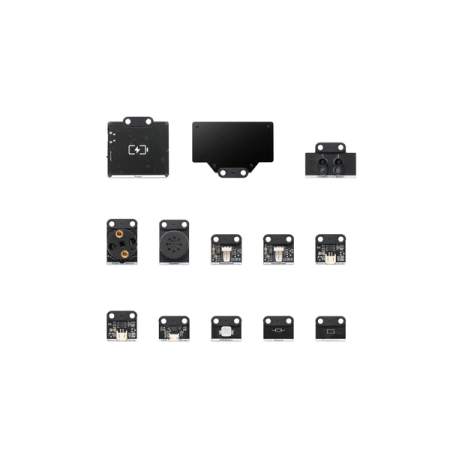 디바이스마트,오픈소스/코딩교육 > 코딩교육 키트/로봇 > 기타,MakeBlock,엠빌드 AIoT 크리에이터 애드온팩,할로코드/사이버파이/엠봇2를 위한 AI와 IoT용 확장키트 (센서/출력 모듈 13개+악세서리 9개)