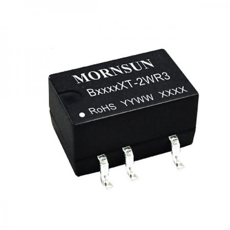 디바이스마트,전원/파워/배터리 > DC-DC 컨버터 모듈 > 강하형 모듈(실장) > 절연 스위칭 모듈,MORNSUN,DC/DC컨버터 B1205XT-2WR3,실장형 / 고정출력전압 / 1ch 출력 / 강하형 2W 절연 스위칭 컨버터 / 입력전압 : 12V~13.2V / 출력전압 : Vout(VDC): 5V / 변환효율 : 최대 85% / 절연전압 : V / 스위칭주파수 : 260kHz / 입력단자 : 스루홀 핀 / 출력단자 : 스루홀 핀 / 패키지 : 스루홀 핀 / 특징 : 밀폐형 모듈