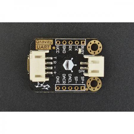 디바이스마트,MCU보드/전자키트 > 음악/앰프/녹음 > MP3/음악재생,DFROBOT,Gravity: UART MP3 Voice Module with 8MB Flash Memory [DFR0534],아두이노 호환 음성 및 MP3 모듈 / 전압 : 3.3V ~ 5V / UART 인터페이스 / MP3 WAV Hardware Decoding 지원 / Sampling Rate (KHz): 8/11.025/12/16/22.05/24/32/44.1/48 / 크기 : 22 x 30mm