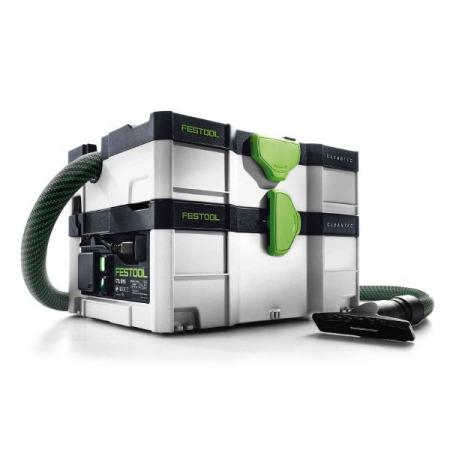 디바이스마트,수공구/전자공구/전동공구 > 전동/엔진공구 > 청소기/송풍기/집진기,FESTOOL,페스툴 575525 CTL SYS KR 이동식 집진기,필터백 장착 / 집진 호스, 스무드 타입, 집진기측 앵글 회전 어댑터 포함