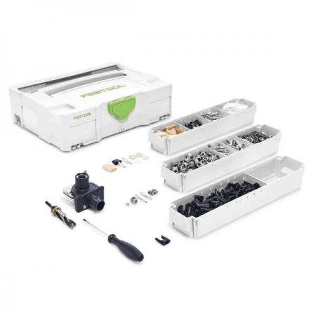 디바이스마트,수공구/전자공구/전동공구 > 초경/절삭공구 > 캇타류 > 기타,FESTOOL,페스툴 203170 KV-SYS D8 도미노 커넥터 세트,가구, 전시 부스 및 상점 설비 작업 시 분리형 커넥터