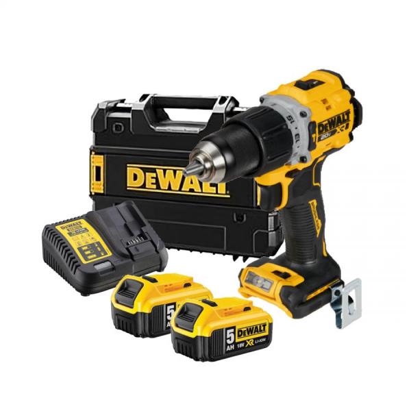 디바이스마트,수공구/전자공구/전동공구 > 전동/엔진공구 > 충전공구 > 충전드릴/햄머드릴,디월트,브러쉬리스 프리미엄 컴팩트 햄머 드릴 드라이버 DCD805P2T 배터리2개 (20V/5.0Ah),전압 20V MAX (18V) XR / 무부하회전수 0-650, 2000RPM / 최대작업능력 목재:55mm, 금속:13mm 석재:13mm / 분당타격수 0-11050 / 34000BPM / 최대토크 90 / 27Nm / 무게 1.34Kg (본체만) / 티스텍 케이스 보관함