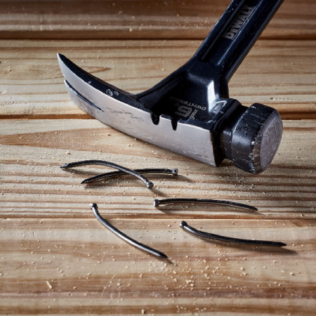 디바이스마트,수공구/전자공구/전동공구 > 작업공구 > 망치류 > 빠루망치,디월트,16온스 스틸 빠루망치 DWHT51003,재질 일체형 단조강 / 손잡이 미끄럼 방지 그립 / 충격 흡수 기능  Anti Vibration / 평면 페이스, 측면 네일 풀러 / 헤드직경 32x124mm / 헤드무게 456g / 전체무게 0.7Kg / 전장길이 330mm / 원산지 대만