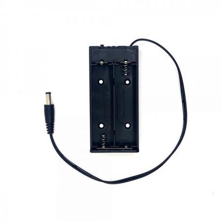 디바이스마트,전원/파워/배터리 > 배터리/배터리홀더 > 배터리홀더 Holder > 18650용 홀더,SZH,18650 배터리용 홀더 직렬 2구 DC잭 타입 [LIBH-DCS-2],18650 배터리용 홀더 / 홀더 종류 : 커버O 스위치O / 색상 : 검정색 / 셀 개수 : 2구 / 셀 연결 방식 : 직렬 연결 / 전압 : 7.4V / 출력단자 : DC잭 타입