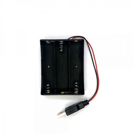 디바이스마트,전원/파워/배터리 > 배터리/배터리홀더 > 배터리홀더 Holder > 18650용 홀더,SZH,18650 배터리용 홀더 직렬 3구 USB-M 타입 [LIBH-UMNC-S3],18650 배터리용 홀더 / 홀더 종류 : 오픈형 / 색상 : 검정색 / 셀 개수 : 3구 / 셀 연결 방식 : 직렬 연결 / 전압 : 11.1V / 출력단자 : USB-M 타입