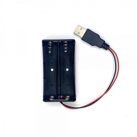 디바이스마트,전원/파워/배터리 > 배터리/배터리홀더 > 배터리홀더 Holder > 18650용 홀더,SZH,18650 배터리용 홀더 병렬 2구 USB-M 타입 [LIBH-UMNC-P2],18650 배터리용 홀더 / 홀더 종류 : 오픈형 / 색상 : 검정색 / 셀 개수 : 2구 / 셀 연결 방식 : 병렬 연결 / 전압 : 3.7V / 출력단자 : USB-M 타입