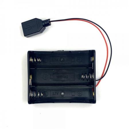 디바이스마트,전원/파워/배터리 > 배터리/배터리홀더 > 배터리홀더 Holder > 18650용 홀더,SZH,18650 배터리용 홀더 직렬 3구 USB-F 타입 [LIBH-UFNC-S3],18650 배터리용 홀더 / 홀더 종류 : 오픈형 / 색상 : 검정색 / 셀 개수 : 3구 / 셀 연결 방식 : 직렬 연결 / 전압 : 11.1V / 출력단자 : USB-F 타입