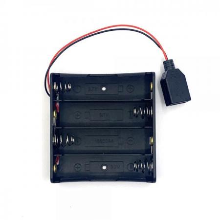 디바이스마트,전원/파워/배터리 > 배터리/배터리홀더 > 배터리홀더 Holder > 18650용 홀더,SZH,18650 배터리용 홀더 직렬 4구 USB-F 타입 [LIBH-UFNC-S4],18650 배터리용 홀더 / 홀더 종류 : 오픈형 / 색상 : 검정색 / 셀 개수 : 4구 / 셀 연결 방식 : 직렬 연결 / 전압 : 14.8V / 출력단자 : USB-F 타입
