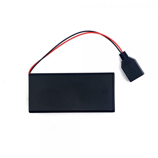 18650 배터리용 홀더 직렬 2구 USB-F 타입 [LIBH-UFCS-S2]