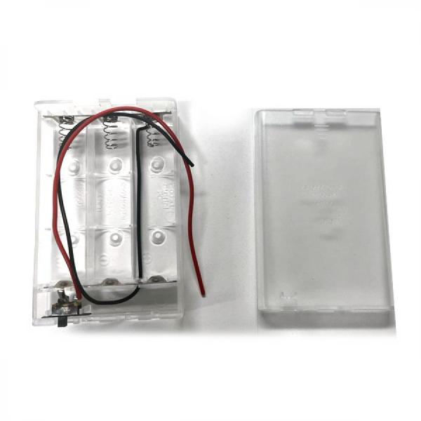 디바이스마트,전원/파워/배터리 > 배터리/배터리홀더 > 배터리홀더 Holder > 18650용 홀더,SZH,18650 배터리용 클리어 홀더 병렬 3구 니켈도금 전선타입  [LIBH-CNP3],18650 배터리용 클리어 홀더 / 홀더 종류 : 커버O 스위치O / 색상 : 투명 / 플레이트 : 니켈도금 / 셀 개수 : 3구 / 셀 연결 방식 : 병렬 연결 / 전압 : 3.7V / 출력단자 : 전선 타입 (피복단자)