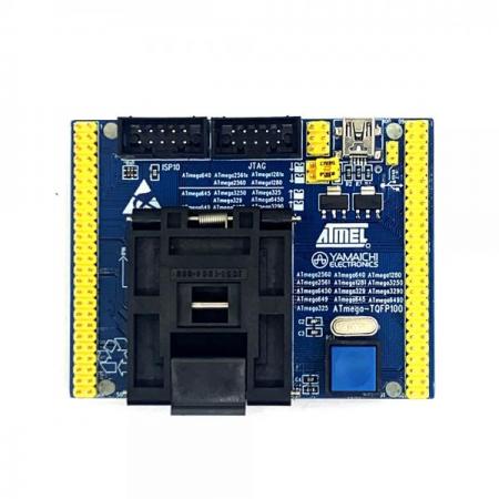 디바이스마트,커넥터/PCB > 핀헤더/IC 소켓 > 소켓어댑터 > TQFP소켓어댑터,SZH,ATmega TQFP100 패키지 번인 테스트 소켓 모듈 [SZH-PTS01],TQFP 100 테스트 소켓 모듈 / 번인 (BURN-IN) 소켓 장착 / ATmega 시리즈 호환 가능 / JTAG 및 ISP 포트 지원 / 인터페이스 : USB mini 5핀