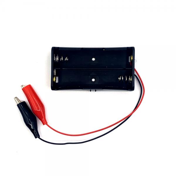 18650 배터리용 홀더 직렬 2구 악어클립 타입 [LIBH-ANC-S2]