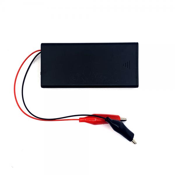 18650 배터리용 홀더 직렬 2구 악어클립 타입 [LIBH-ACS-S2]