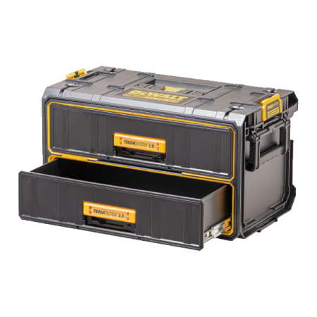 디바이스마트,공구함/작업대/엔클로저 > 공구함/부품함 > 이동공구함 > 디월트/스탠리 이동공구함,디월트,터프시스템 2.0 2단 서랍형 공구함 DWST83529-1,사이즈 55.4x33.0.30.5 cm (가로x세로x높이) / 중량 8.1Kg / 재질 폴리프로필렌 / 최대하중 20Kg