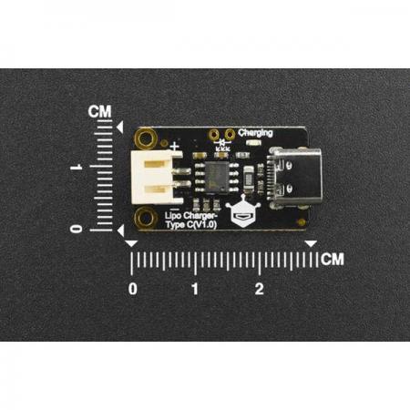 디바이스마트,MCU보드/전자키트 > 전원/신호/저장/응용 > 충전/배터리/전원,DFROBOT,C타입 배터리 충전 모듈 Lipo Charger-Type C [DFR0668],입력 : 5V / 충전 전류 : 50mA, 200mA, 500mA / Dimension: 16.5 x 28mm
