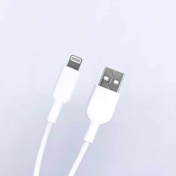 USB A타입 to Lightning 8핀 PVC 케이블 화이트 1.8m [SZH-ALC07]