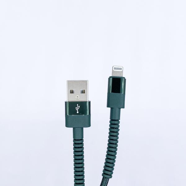 USB A타입 to Lightning 8핀 패브릭 케이블 그린 2m [SZH-ALC11]
