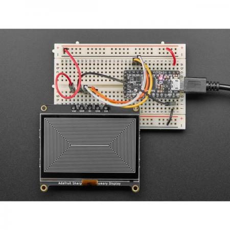 디바이스마트,MCU보드/전자키트 > 디스플레이 > LCD/OLED,Adafruit,Adafruit SHARP Memory Display Breakout - 2.7' 400x240 Monochrome [ada-4694],디스플레이 브레이크아웃 - 2.7 400x240 흑백 / 초저전력 / 빠른 새로고침 속도 / 화면 사이즈 58.8x35.3mm