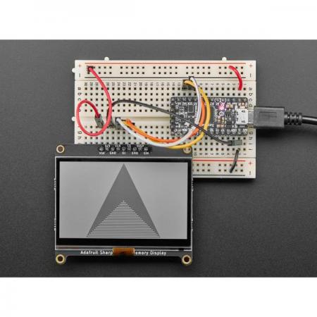 디바이스마트,MCU보드/전자키트 > 디스플레이 > LCD/OLED,Adafruit,Adafruit SHARP Memory Display Breakout - 2.7' 400x240 Monochrome [ada-4694],디스플레이 브레이크아웃 - 2.7 400x240 흑백 / 초저전력 / 빠른 새로고침 속도 / 화면 사이즈 58.8x35.3mm