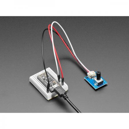 디바이스마트,MCU보드/전자키트 > 버튼/스위치/제어/RTC > 엔코더/가변저항,Adafruit,STEMMA Wired Potentiometer Breakout Board - 10K ohm Linear [ada-4493],STEMMA Wired Potentiometer Breakout Board - 10K ohm Linear