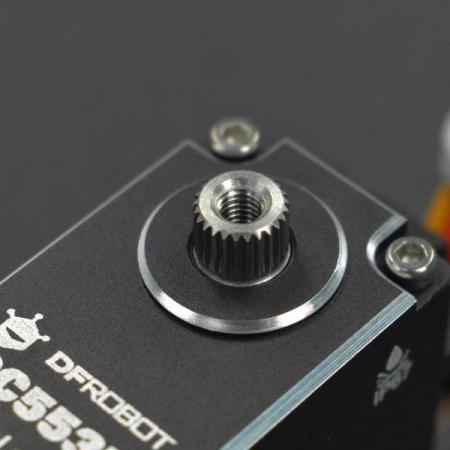 디바이스마트,기계/제어/로봇/모터 > 모터류 > 서보모터,DFROBOT,35KG High Torque Metal Waterproof Servo [SER0060],500-2500μsec의 펄스 범위 내에서 최대 180도 회전 각도와 8.4V 작동 전압에서 45kg.cm의 스톨 토크를 특징 / IP67 방수/ 작동 온도: -20℃~ +60℃ / 신호 펄스 폭 범위: 500 - 2500μsec500-2500μsec의 펄스 범위 내에서 최대 180도 회전 각도와 7V 작동 전압에서 35kg.cm의 스톨 토크를 제공 / IP67 방수 / 작동 전압: 4.8V ~ 7.4V / 작동 온도: -20℃~ +60℃ / 신호 펄스