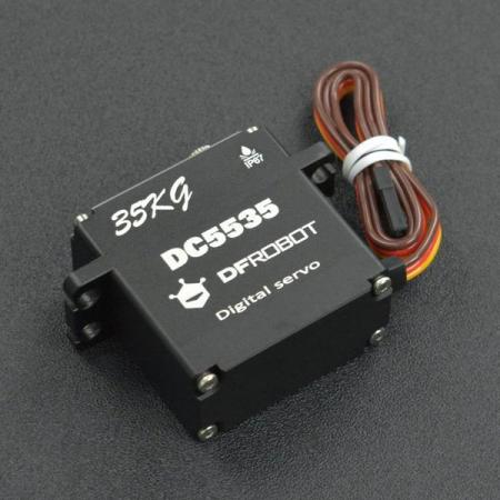 디바이스마트,기계/제어/로봇/모터 > 모터류 > 서보모터,DFROBOT,35KG High Torque Metal Waterproof Servo [SER0060],500-2500μsec의 펄스 범위 내에서 최대 180도 회전 각도와 8.4V 작동 전압에서 45kg.cm의 스톨 토크를 특징 / IP67 방수/ 작동 온도: -20℃~ +60℃ / 신호 펄스 폭 범위: 500 - 2500μsec500-2500μsec의 펄스 범위 내에서 최대 180도 회전 각도와 7V 작동 전압에서 35kg.cm의 스톨 토크를 제공 / IP67 방수 / 작동 전압: 4.8V ~ 7.4V / 작동 온도: -20℃~ +60℃ / 신호 펄스