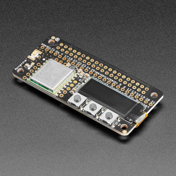Adafruit LoRa Radio Bonnet with OLED - RFM95W @ 915MHz - RadioFruit [ada-4074]
