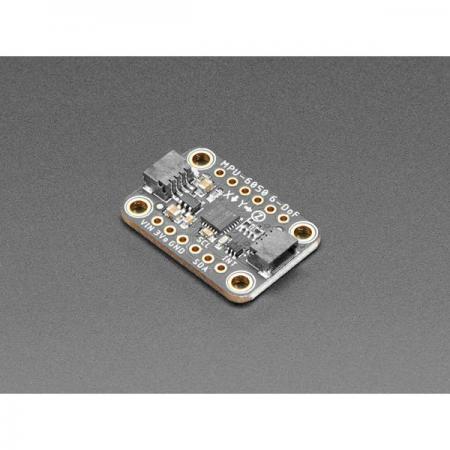 디바이스마트,MCU보드/전자키트 > 센서모듈 > 가속도/자이로/지자기센서 > 통합 6축,Adafruit,Adafruit MPU-6050 6-DoF Accel and Gyro Sensor - STEMMA QT Qwiic [ada-3886],MPU-6050 / 3축 가속도계로 중력을 측정하여 지구를 향한 방향을 알려줍니다. / 자이로스코프센서 탑제 / 사이즈 26.0mm x 17.8mm x 4.6mm