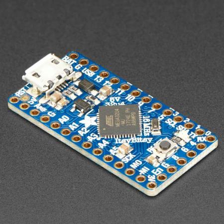 디바이스마트,오픈소스/코딩교육 > 아두이노 > 아두이노 호환보드,Adafruit,Adafruit ItsyBitsy 32u4 - 5V 16MHz [ada-3677],Atmega32u4 칩 / 아두이노 우노, 레오나르도와 동일한 속도와 전압 / 기본 USB 탑제 / 5V, 16MHz / 사이즈 : 35x18x4.1 mm / 1.4인치 x 0.7인치 x 0.2인치