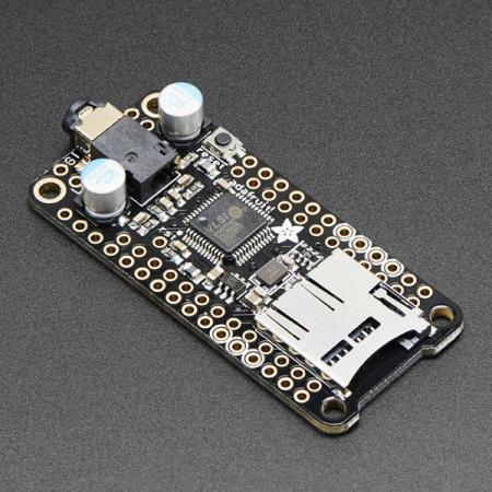 디바이스마트,MCU보드/전자키트 > 음악/앰프/녹음 > 앰프/증폭,Adafruit,Adafruit Music Maker FeatherWing - MP3 OGG WAV MIDI Synth Player [ada-3357],MP3 OGG WAV MIDI 플레이어 / 인코딩/디코딩(코덱) 칩인 VS1053 탑제 / 모든 Feather Board가 SD 카드에서 오디오를 재생 / 특수 MIDI 모드 기능