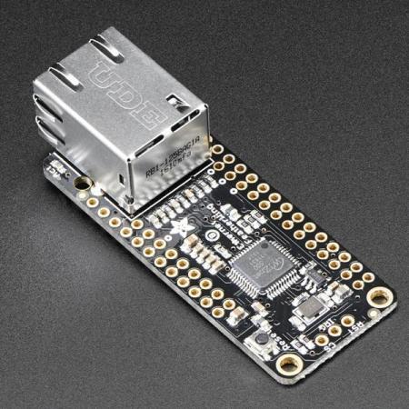 디바이스마트,MCU보드/전자키트 > 통신/네트워크 > 이더넷/PoE(Power over Ethernet),Adafruit,Adafruit Ethernet FeatherWing [ada-3201],Adafruit 이더넷 FeatherWing / FeatherWing을 사용하여 빠르고 쉬운 유선 인터넷을 추가 / 모든 허브와 스위치에서 지원 / WIZ5500 칩은 SPI와 단일 CS 핀을 통해 통신