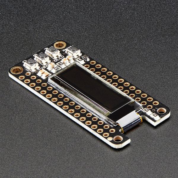 Adafruit FeatherWing OLED - 128x32 OLED Add-on For Feather [ada-2900]