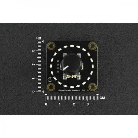 디바이스마트,MCU보드/전자키트 > 버튼/스위치/제어/RTC > 엔코더/가변저항,DFROBOT,Gravity: 360 Degree Rotary Encoder Module [SEN0502],모듈은 I2C 데이터 출력으로 설계 /모든 멈춤쇠(프로그램에서 설정)에 대해 1~51 범위의 정확도로 구성 가능 / 작동 전압: 3.3V~5V / I2C 데이터 출력