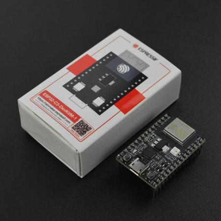 디바이스마트,MCU보드/전자키트 > 통신/네트워크 > 와이파이,DFROBOT,ESP32-C3-DevKitM-1 Development Board [DFR0807],PCB 안테나와 함께 제공되는 범용 Wi-Fi 및 Bluetooth LE 콤보 모듈 / ESP32-C3FN4 임베디드, 32비트 RISC-V 단일 코어 프로세서, 최대 160MHz / 작동 전압/전원 공급 장치: 3.0~3.6V /  작동 온도 범위: -40~85°C