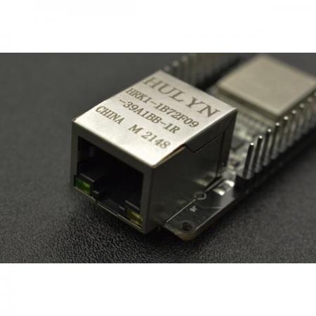 디바이스마트,MCU보드/전자키트 > 통신/네트워크 > 이더넷/PoE(Power over Ethernet),DFROBOT,Embedded Serial to Ethernet Module [DFR0963],프로토콜: 802.11 b/g/n/e/i(802.11n, 최대 150Mbps) A-MPDU 및 A-MSDU 집계, 0.4초 보호 간격 지원 / 주파수 범위: 2.4~2.5GHz / 제품의 적용 가능한 온도는 -20°C~+70°C