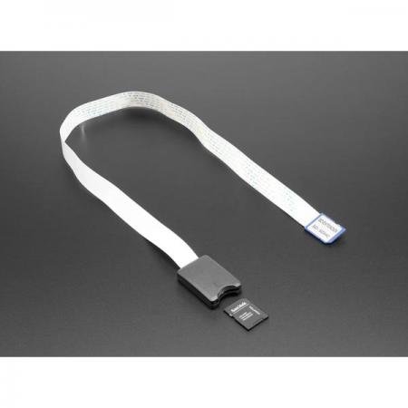 디바이스마트,MCU보드/전자키트 > 전원/신호/저장/응용 > SD/TF/메모리,Adafruit,SD Card Extender - 68cm (26 inch) long cable [ada-3687],SD 카드 확장 케이블68cm(26인치) / 길고 유연한 케이블 / SD 카드를 삽입하고 잠그고 다시 누르면 해제(올바른 방향에 작은 그림)