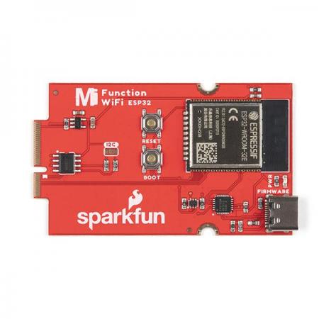 디바이스마트,MCU보드/전자키트 > 통신/네트워크 > 와이파이,SparkFun,SparkFun MicroMod WiFi Function Board - ESP32 [WRL-18430],spressif의 ESP32 WROOM을 활용하여 WiFi 및 Bluetooth®를 애플리케이션에 추가하는 보조 프로세서 역할 / ESP32-D0WD-V3 칩 / M.2 MicroMod 커넥터 / ESP32