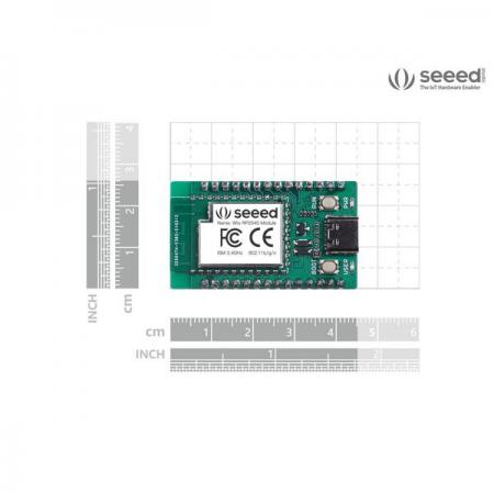 디바이스마트,오픈소스/코딩교육 > 파이썬/IoT 개발 보드 > RP2040/RP2350,Seeedstudio,Wio RP2040 mini Dev Board - Onboard Wifi [102991555],강력한 CPU: 듀얼 코어 133MHZ RP2040 프로세서 및 264KB SRAM, 2MB 플래시 / 안정적인 무선 연결: 강력한 ESP8285 Wi-Fi 칩 사용, 2.4~2.4835GHz 주파수 및 Ap&Station 모드 지원 / Thony 편집기와 호환 가능