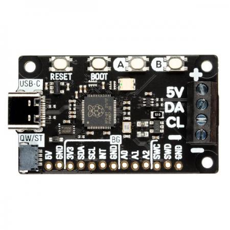 디바이스마트,오픈소스/코딩교육 > 파이썬/IoT 개발 보드 > RP2040/RP2350,Pimoroni,Plasma 2040 [PIM582],RP2040 기반 드라이버 보드 / USB-C는 최대 3A의 전력을 끌어올 수 있습니다. / 조명의 색상, 효과를 전환하는데 사용할 수 있는 3개의 버튼과 온보드 RGB LED