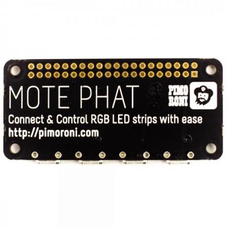디바이스마트,오픈소스/코딩교육 > 라즈베리파이 > 라즈베리파이 확장보드/HAT,Pimoroni,Mote pHAT – Mote pHAT only [PIM216],Pi,PI Zero 호환 / 4개의 Mote 채널 / Mote pHAT pinout / Python library / 소켓 헤더는 납땜 필요!