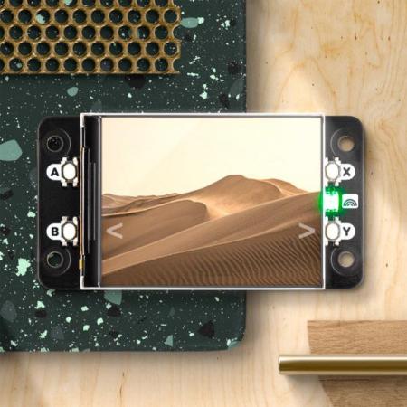 디바이스마트,오픈소스/코딩교육 > 라즈베리파이 > 라즈베리파이 디스플레이,Pimoroni,Display HAT Mini [PIM589],라즈베리파이용 18bit 320x240 픽셀 IPS LCD 디스플레이 / 버튼 4개 / RGB LED / 크기 : 65.5 x 35 x 9mm