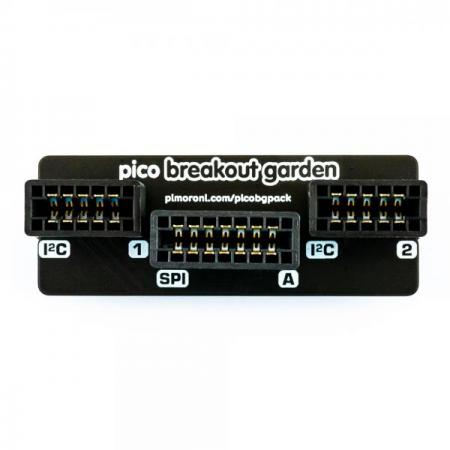 디바이스마트,오픈소스/코딩교육 > 라즈베리파이 > 라즈베리파이 확장보드/HAT,Pimoroni,Pico Breakout Garden Pack [PIM547],최대 3개 (2xI2C, 1 X SPI) 연결가능 / I2C 슬롯(5핀), SPI 슬롯(7핀)  / 역극성 보호