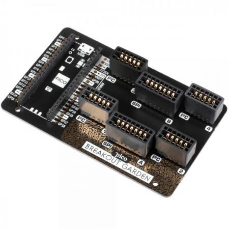 디바이스마트,오픈소스/코딩교육 > 라즈베리파이 > 라즈베리파이 확장보드/HAT,Pimoroni,Pico Breakout Garden Base [PIM549],최대 6개 (4xI2C, 2 X SPI) 연결가능 / I2C 슬롯(5핀), SPI 슬롯(7핀) / 역극성 보호