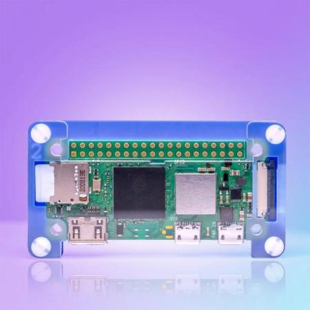 디바이스마트,오픈소스/코딩교육 > 라즈베리파이 > 라즈베리파이 케이스,Pimoroni,Pibow Zero 2 W [PIM595],Raspberry Pi Zero 2 W 전용 케이스(Pi Zero, Pi Zero W 호환X) / 편리함 / 투명 / 가벼움