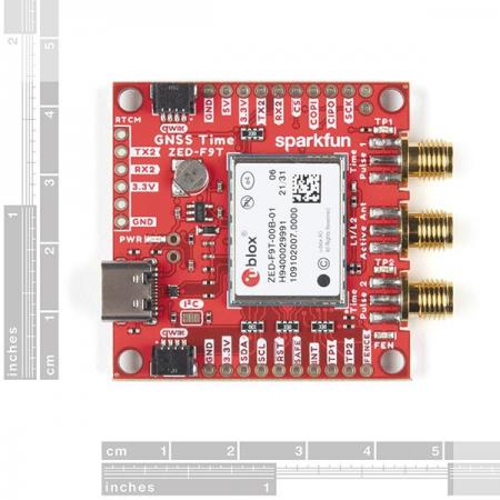 디바이스마트,MCU보드/전자키트 > 통신/네트워크 > GNSS/GPS > 일반용 GPS 모듈,SparkFun,SparkFun GNSS Timing Breakout - ZED-F9T (Qwiic) [GPS-18774],ZED-F9T / 최대 속도: 500m.s / L1/L2/E5b 지원 / 전류: 68mA - 130mA / 전압 : 5V 또는 3.3V / 충전식 백업 배터리