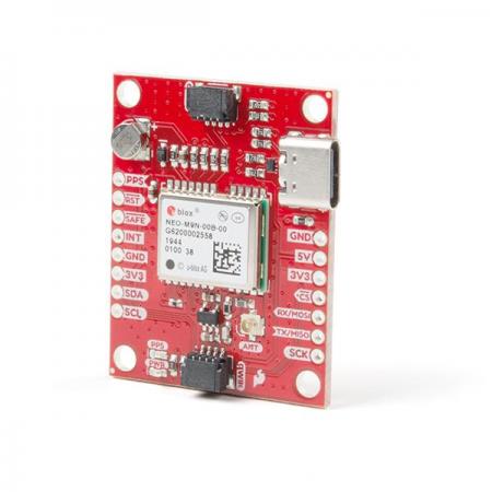 디바이스마트,MCU보드/전자키트 > 통신/네트워크 > GNSS/GPS > 일반용 GPS 모듈,SparkFun,SparkFun GPS Breakout - NEO-M9N, U.FL (Qwiic) [GPS-15712],NEO-M9N  / 92채널 u-blox M9 엔진 GNSS / 4개의 GNSS를 동시에 수신 지원 / I2C 지원 / 충전식 배터리 / 방향 정확도 : 0.3도 / 속도 정확도 : 0.05m/s