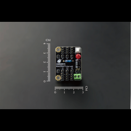 디바이스마트,오픈소스/코딩교육 > 아두이노 > 아두이노 호환쉴드,DFROBOT,Gravity: Beetle Shield [DFR0285],비틀 실드는 서보와 센서를 쉽게 연결할 수 있도록 비틀(DFR0282) 컨트롤러를 부착하도록 설계되었습니다.