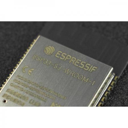 디바이스마트,MCU보드/전자키트 > 통신/네트워크 > 와이파이,DFROBOT,ESP32-S3-WROOM-1-N4 Module (PCB Antenna) [DFR0896],ESP32-S3 계열 SoC를 기반으로 구축된 강력한 일반 Wi-Fi+ Bluetooth LE MCU 모듈, 감지, 음성 명령 인식, 얼굴 감지 및 인식, 스마트 홈, 스마트 가전, 스마트 제어판, 스마트 스피커등에 쓰임.