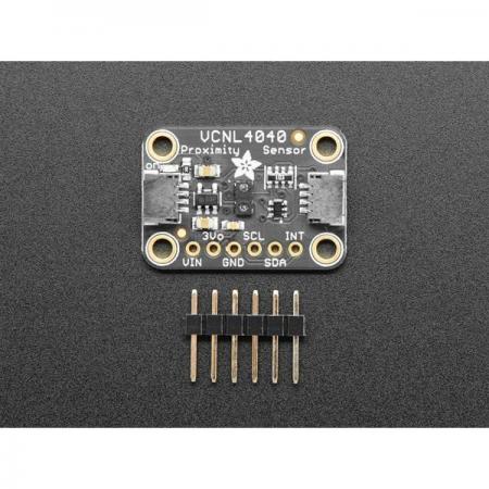 디바이스마트,MCU보드/전자키트 > 센서모듈 > 빛/조도/컬러/UV > 빛/조도/CdS센서,Adafruit,Adafruit VCNL4040 Proximity and Lux Sensor - STEMMA QT / Qwiic [ada-4161],VCNL4040는 약 7.5인치 범위위에서 작동하는 근접 센서와 0.125 to 6553lux 범위의 광 센서가 있는 편리한 투인원 센서입니다.